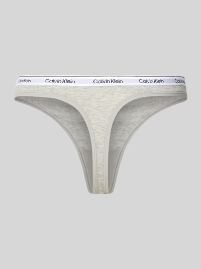 Calvin Klein Underwear String met elastische band met logo in een set van 3 stuks Blauw - 3