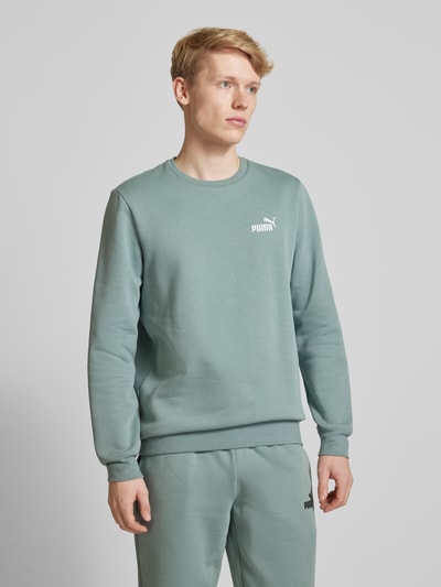 PUMA PERFORMANCE Bluza z wyhaftowanym logo Limonkowy 4