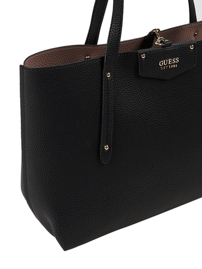 Guess Torba shopper w zestawie z saszetką model ‘Brenton’ Czarny 5