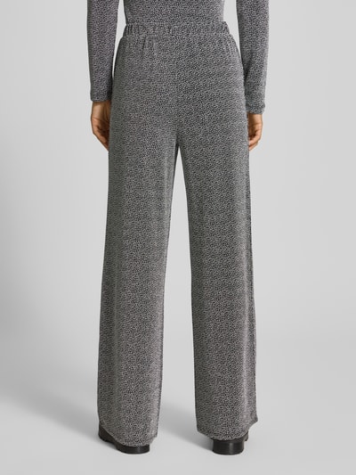 Pieces Wijde broek met elastische band, model 'JINA' Zilver gemêleerd - 5