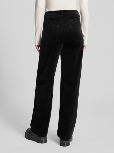 Marc O'Polo Denim Wide Leg Cordhose aus Baumwoll-Mix Black 5