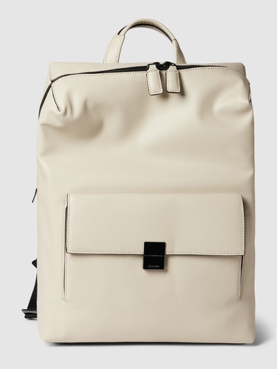 CK Calvin Klein Rucksack mit Frontfach Modell 'ICONIC' Beige 1