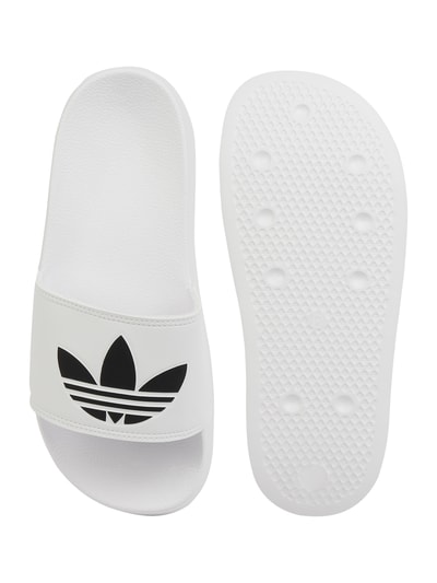 adidas Originals Slides mit Logo Modell 'Adilette Lite' Weiss 5