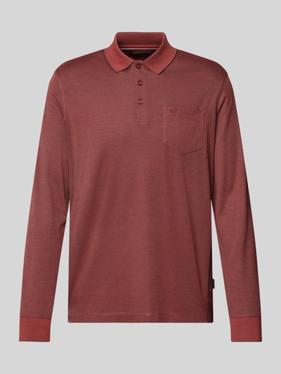 bugatti Poloshirt met borstzak Oranje - 2