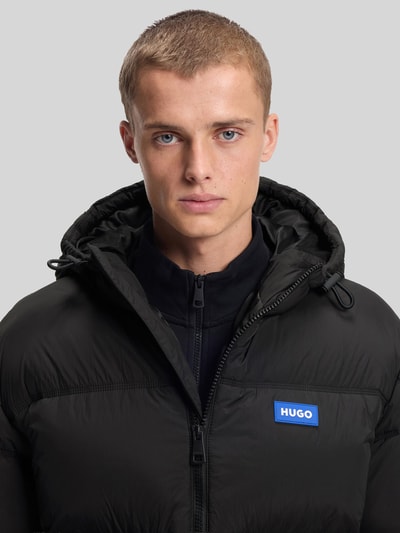 HUGO Blue Regular Fit Steppjacke mit Kapuze Modell 'Bodo2541' BLACK 3