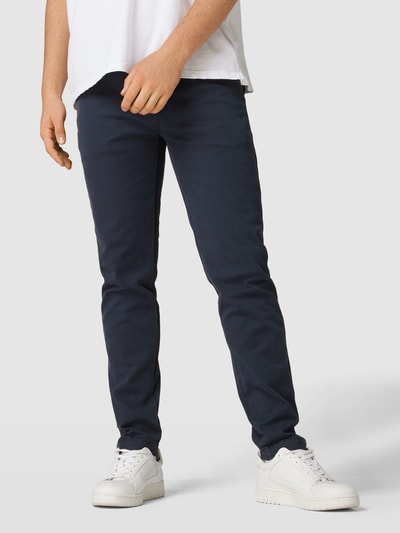 Levi's® Spodnie materiałowe o kroju tapered fit z wpuszczanymi kieszeniami w stylu francuskim Granatowy 4
