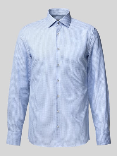 ETERNA Slim Fit Business-Hemd mit Kentkragen Bleu 2