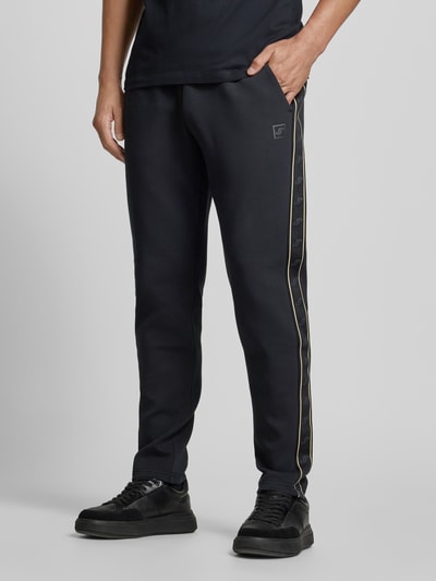 Joy Regular Fit Sweatpants mit Kontraststreifen Modell 'G-Style' Anthrazit 4