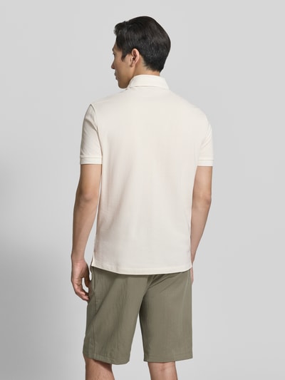 Armani Exchange Regular Fit Poloshirt mit Label-Detail Offwhite 5