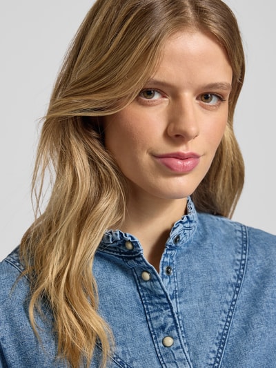 Pepe Jeans Regular Fit Jeansbluse aus reiner Baumwolle Blau 3