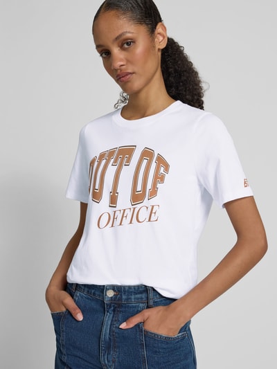 BAUM & PFERDGARTEN T-Shirt mit Statement-Print Weiss 3