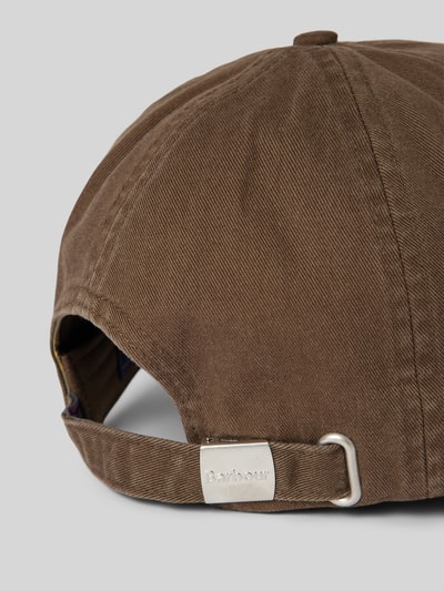 Barbour Basecap mit Label-Stitching Modell 'CASCADE' Oliv 3