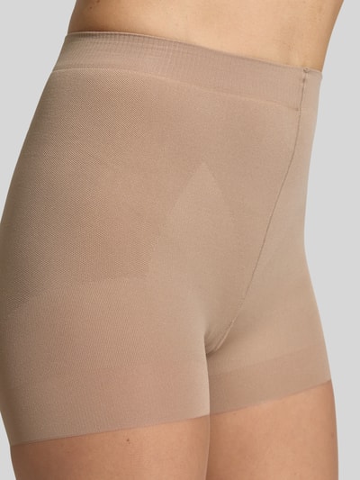 MAGIC Bodyfashion Transparente Strumpfhose mit elastischem Bund Beige 2