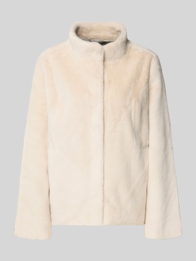 Fynch-Hatton Regular fit jack van imitatiebont, model 'Easy' Offwhite - 2