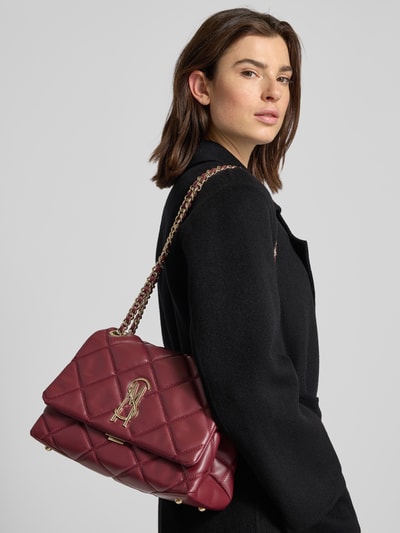 Steve Madden Torba na ramię z detalem z logo model ‘Bjolene’ Czerwony 1