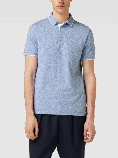 JOOP! Collection Poloshirt mit Label-Stitching Hellblau 4