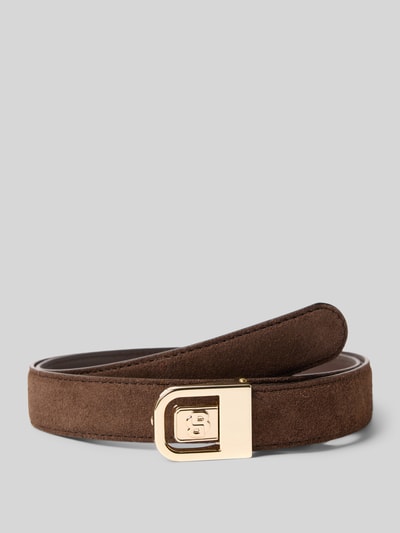 BOSS Wendegürtel aus echtem Rindsleder Dunkelbraun 1