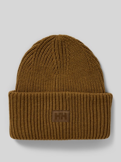 Helly Hansen Beanie mit Label-Patch Camel 1