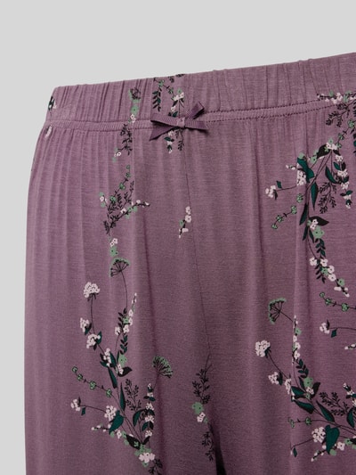 CCDK Copenhagen Pyjamabroek met kant, model 'Jasmin' Mauve - 2