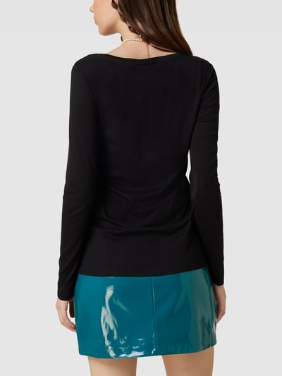 QS by s.Oliver Sweatshirt met V-hals Zwart - 5