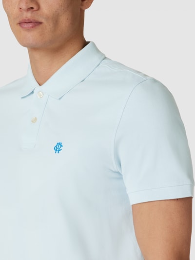 MCNEAL Poloshirt mit Logo-Stitching Hellblau 3