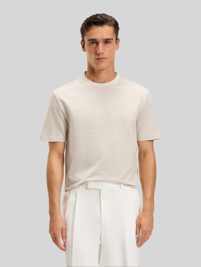 BOSS Regular Fit T-Shirt aus reiner Baumwolle Modell 'THOMPSON 432' Offwhite 4