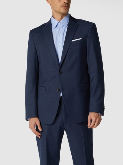 JOOP! Collection Modern Fit 2-Knopf-Sakko mit Schurwoll- und Stretch-Anteil Modell 'Finch' Blau 4