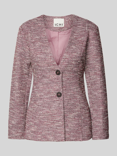 ICHI Blazer mit V-Ausschnitt Modell 'KATE' Pink 2