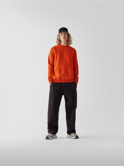 Rick Owens Sweatshirt mit Känguru-Tasche Orange 1