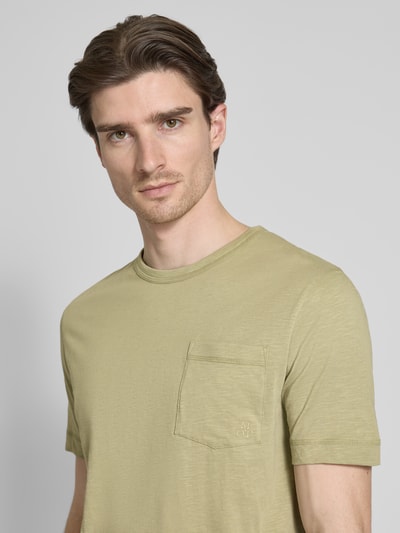 Marc O'Polo Regular Fit T-Shirt aus weichem Slub Jersey Mint 3