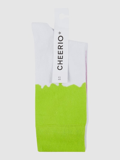 Cheerio Socken mit Stretch-Anteil im 2er-Pack  Gelb 2