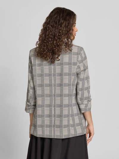 PIECES Shaped Fit Longblazer mit Schalkragen Modell 'BOSELLA' Mittelgrau 5