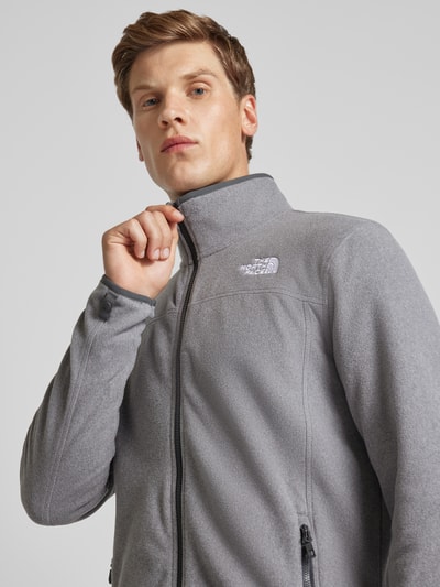 The North Face Sweatjacke mit Stehkragen Hellgrau 3