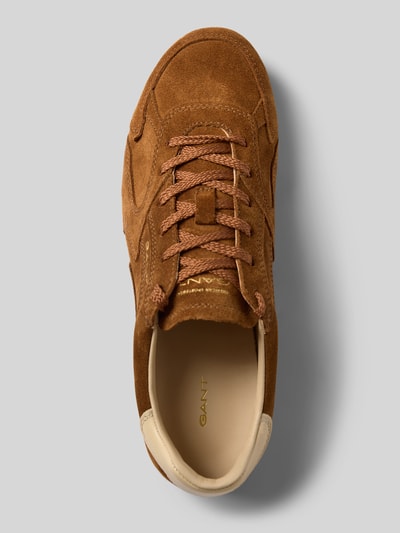 Produktfoto, Sneaker aus echtem Leder Modell 'Sperly' von GANT, braunes Wildleder, beige Akzente, Damen Sneaker von GANT