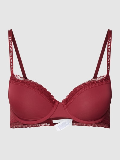 TOMMY HILFIGER Beha met kant, model 'DEMI' Bordeaux - 1