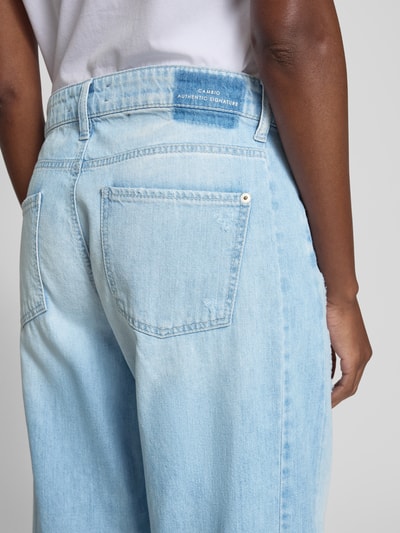 CAMBIO Baggy Fit Jeans mit verkürztem Schnitt Modell 'ORIA' Bleu 3