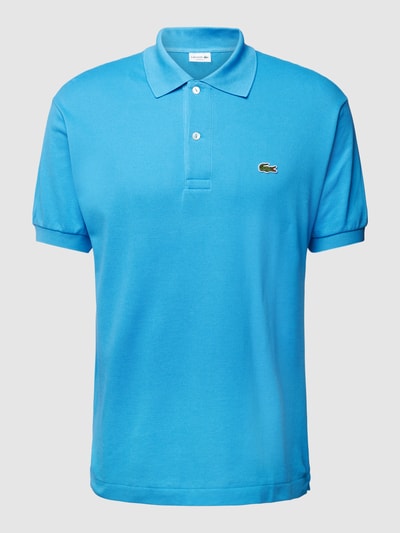 Lacoste Poloshirt mit Label-Stitching Helltuerkis 2