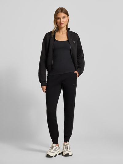 Guess Activewear Slim fit sweatpants met elastische band, model 'ALLIE SCUBA' Zwart - 1