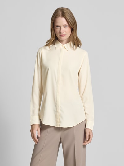 Lauren Ralph Lauren Regular Fit Hemdbluse mit Manschetten Modell 'KRISTY' Offwhite 4