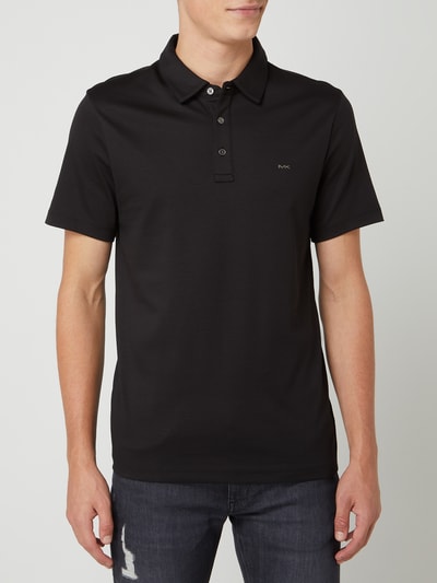 Michael Kors Poloshirt aus Jersey Black 4