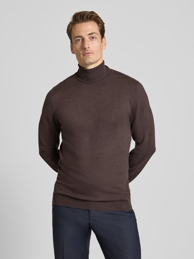 MCNEAL Coltrui van viscosemix Chocoladebruin gemêleerd - 4