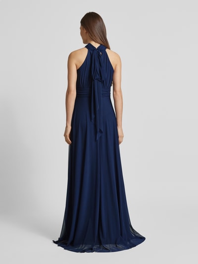 TROYDEN COLLECTION Abendkleid mit Neckholder Dunkelblau 5