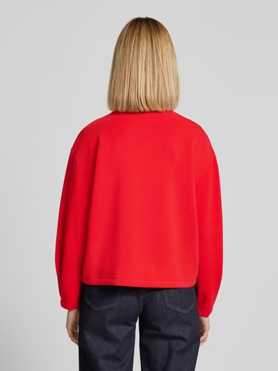 s.Oliver RED LABEL Relaxed Fit Sweatshirt aus Modal-Mix-Scuba Rot 5