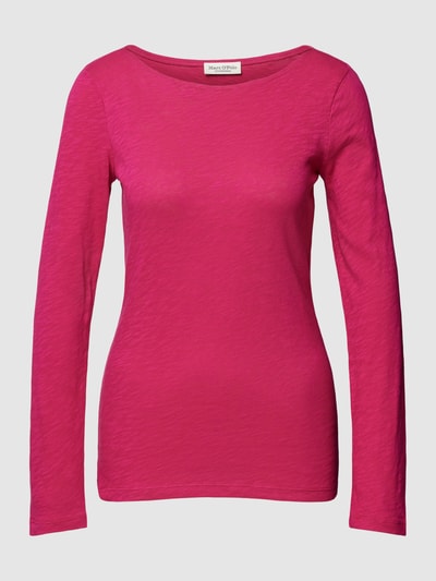 Marc O'Polo Longsleeve mit Strukturmuster Pink 2