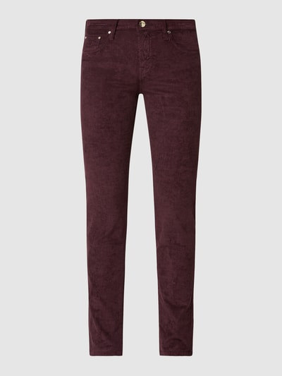 Jacob Cohen Slim Fit Jeans mit Stretch-Anteil Modell 'Kimberly' Pflaume 2