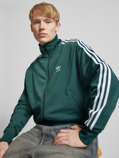 adidas Originals Sweatjacke mit Stehkragen Dunkelgruen 3