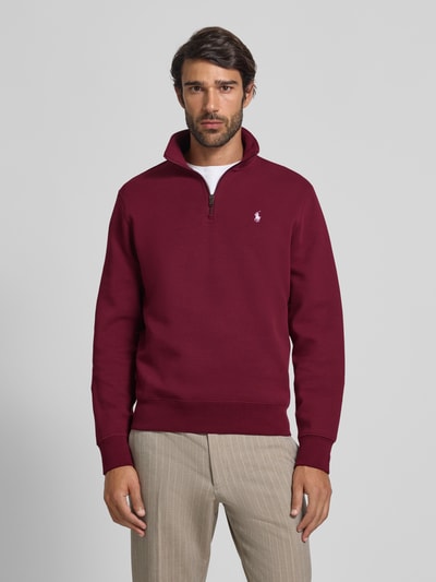 Polo Ralph Lauren Bluza o kroju regular fit z zapinanym kołnierzem model ‘Double’ Bordowy 4