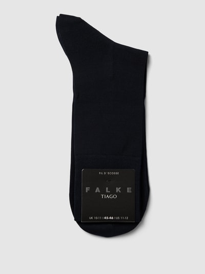 Falke Socken in melierter Optik Marine 3