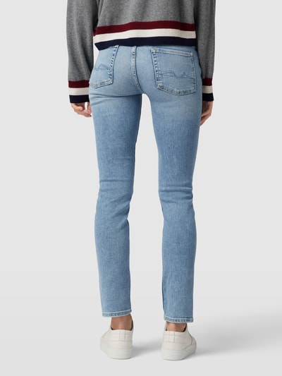 7 For All Mankind Jeans mit 5-Pocket-Design Modell 'Roxanne' Bleu 5