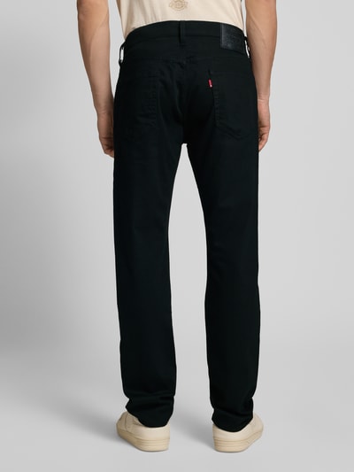 Levi's® Tapered fit jeans in 5-pocketmodel, model '502 NIGHTSHINE' Zwart - 5